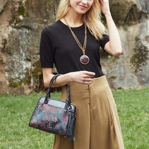 Paris Small Satchel-Fall Tapestry